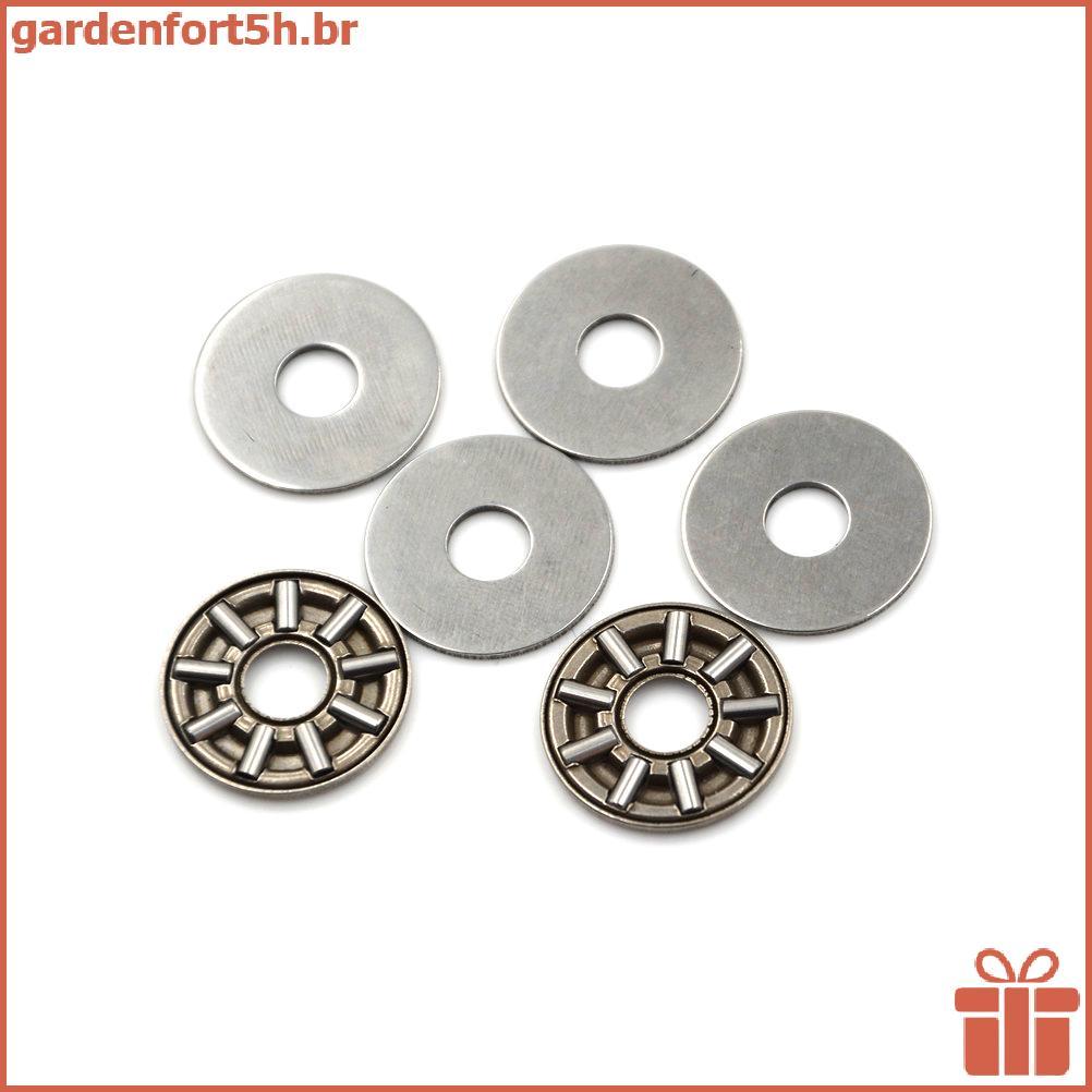 Rolamento De Rolo De Agulha Axial GARDE 2set AXK0619 Com Duas Arruelas 6 Mm x 19 x 2 ,