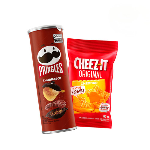 Combo Pringles Churrasco 109G E Cheez It Cheddar 65G