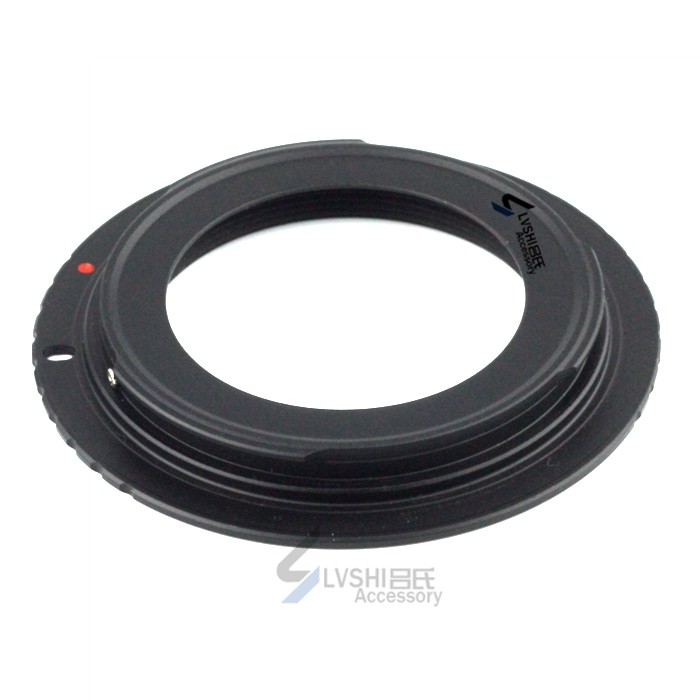 Anel adaptador de alumínio de alta precisão M42-EF com defletor adequado para lente de parafuso M42 para corpo Canon M42