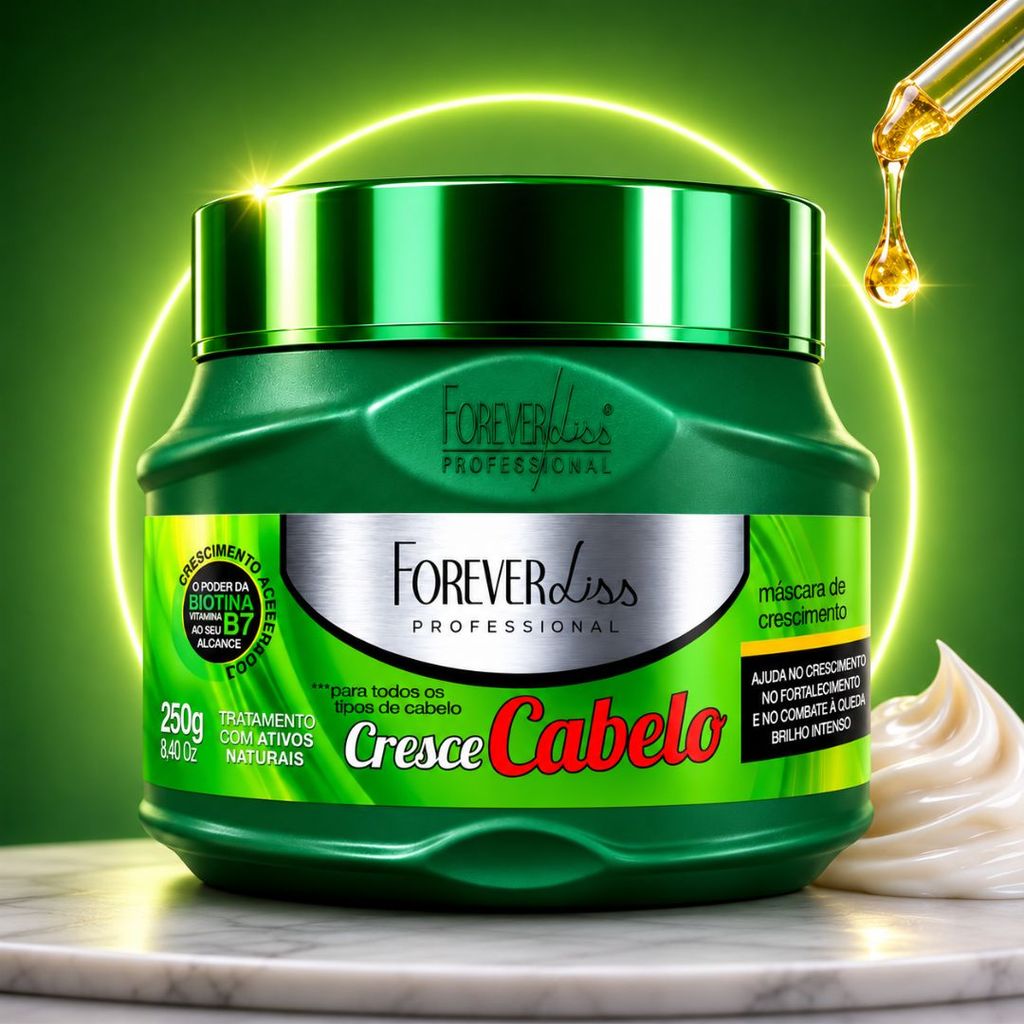 Máscara Cresce Cabelo Forever Liss 250g