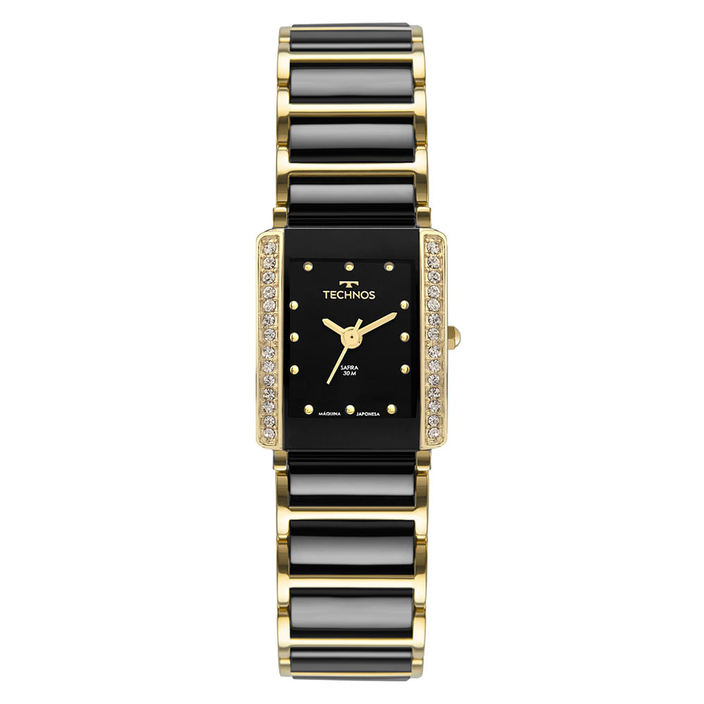 Relógio Technos Feminino Cerâmica Dourado - 5Y30XP/1P