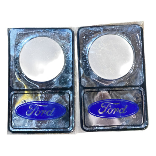 Par Protetor De Fechadura Adesivo Resinado Ford F1000 F4000 Azul