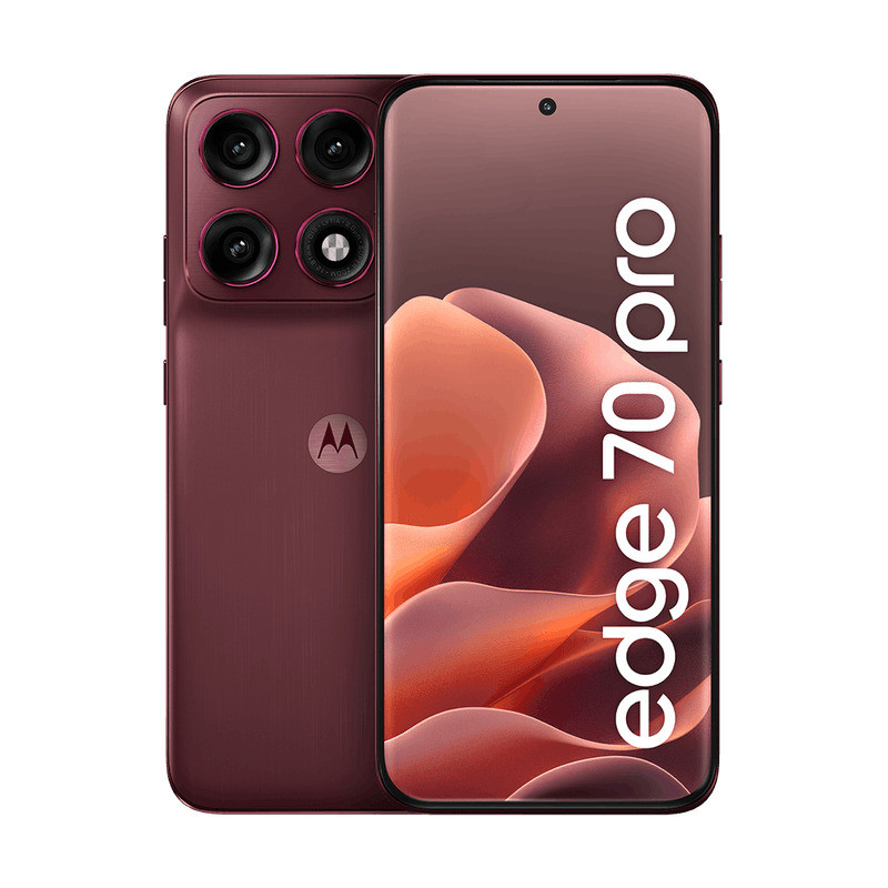 Smartphone Motorola Edge 70 Pro 256GB 5G - Vinho, 24GB (12GB RAM+12GB Ram Boost)