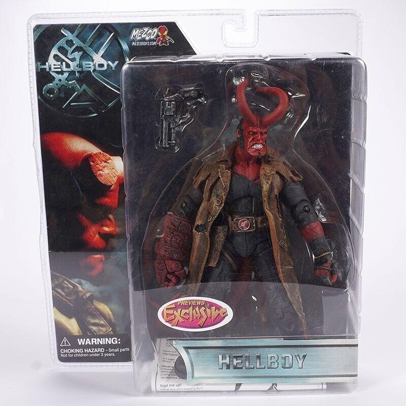 7 " Filme Clássico Série HB II Hellboy Horn Ver . Caixa De Brinquedos Para Bonecos De Ação Em PVC