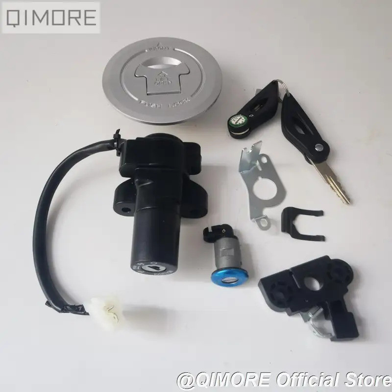 Conjunto de Fechaduras (Trava de Ignição e Tampa de Combustível) para Motocicleta BENELLI TNT125 TNT135 BJ125-3E BJ125-3