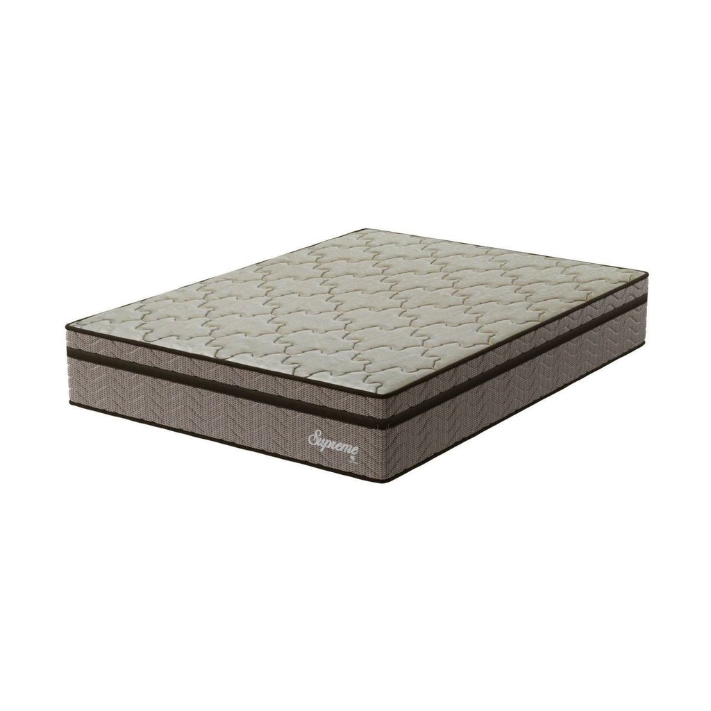 Colchão Viúva Molas Ensacadas 128CMX30CMX188CM Supreme Montreal Dourado Jacquard Amarelo Viúva