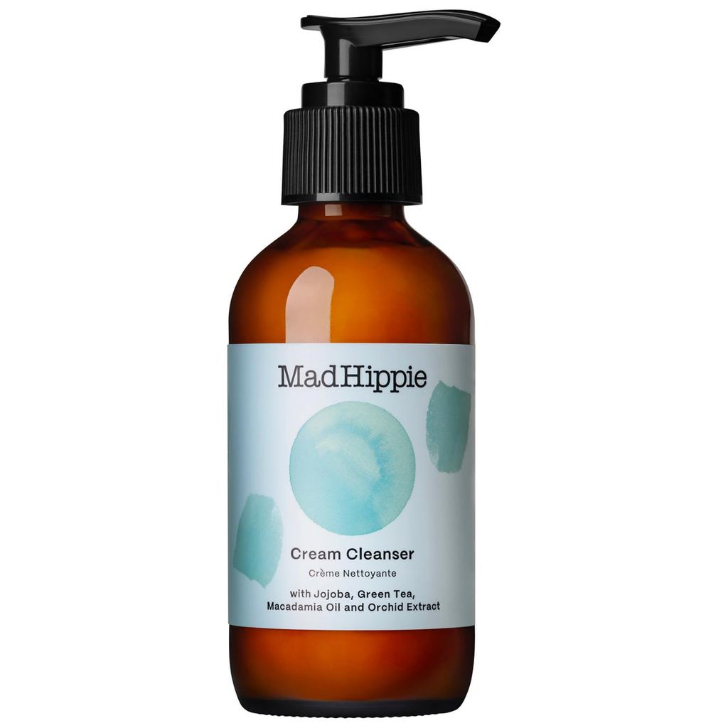 Creme de Limpeza Mad Hippie – Fórmula Suave com Ácido Hialurônico, Óleo de Jojoba e Chá Verde, Proteção da Barreira Cutâ