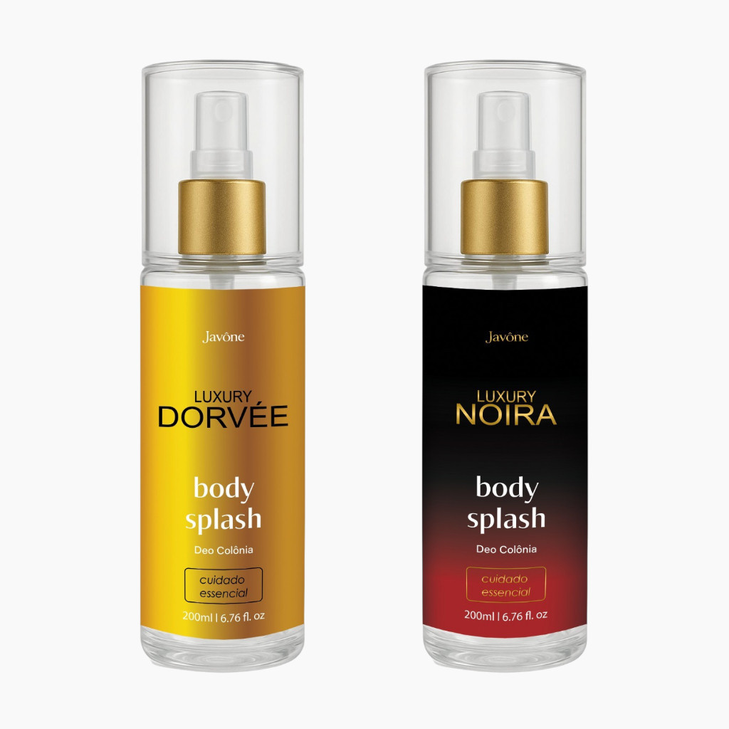 Kit 2 Body Splash Dorvée + Noira Luxury  Javône | Fragrâncias Icônicas | Poder e Sedução | Envio Imediato