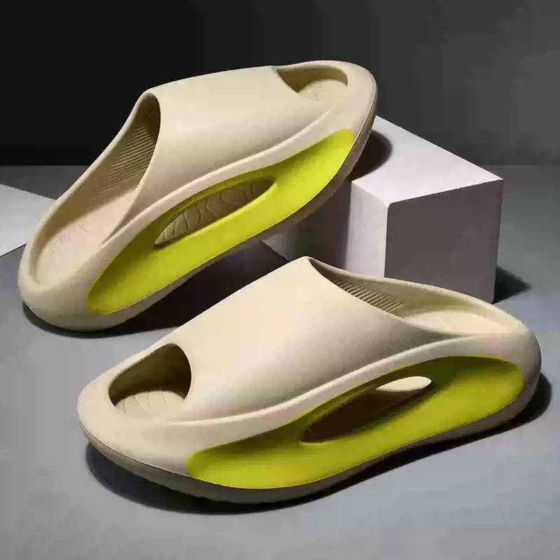 Chinelos ao ar livre masculino 2025 novo estilo verão moda exterior usar sola grossa antiderrapante esportes lazer sandá