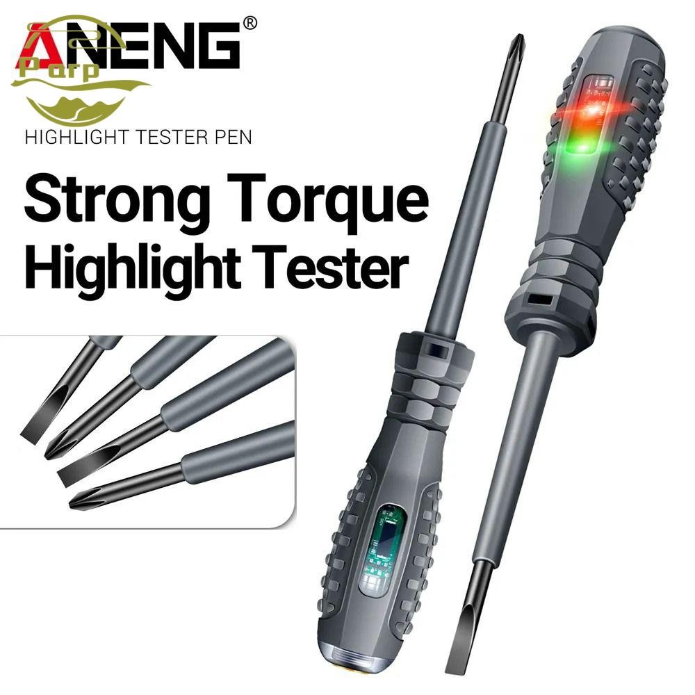 Chave De Fenda PARPERTY1 , Ferramenta Para Eletricista , Caneta Testadora Elétrica Palavra/Cruz Com Sensor De Tensão Det