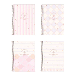 Caderno espiral capa dura 1/4 80 folhas Soho Tilibra