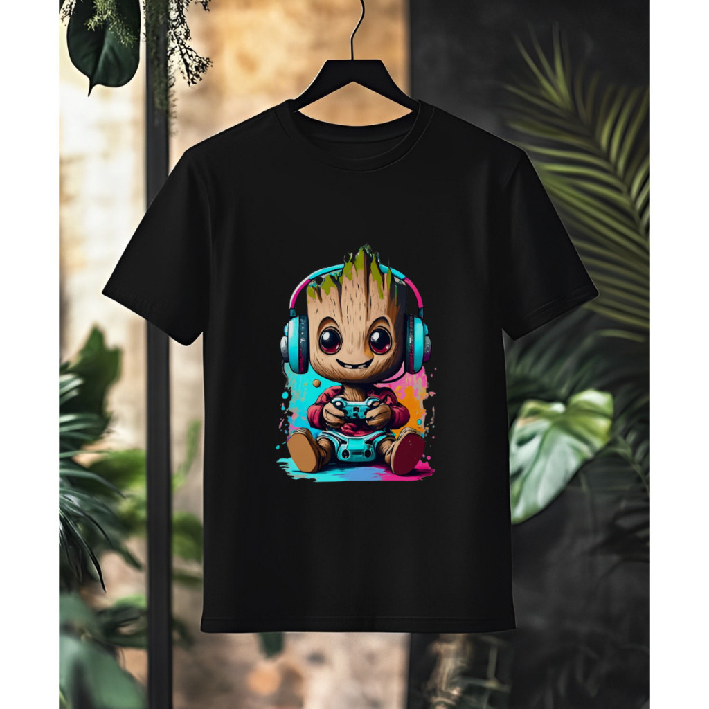 Blusa Infantil Menino Manga Curta Camiseta Infantil 100% Algodão Estampa Personagens camisa infantil