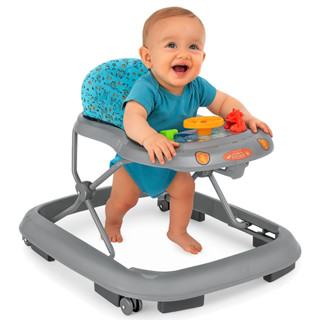 Andador Infantil Menino Explorador Cinza Bebe Antiqueda Roda em Oferta na Shopee