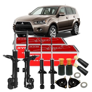 4 AMORTECEDORES + KITS MITSUBISHI OUTLANDER 2006 ATÉ 2013 KAYABA em Oferta na Shopee
