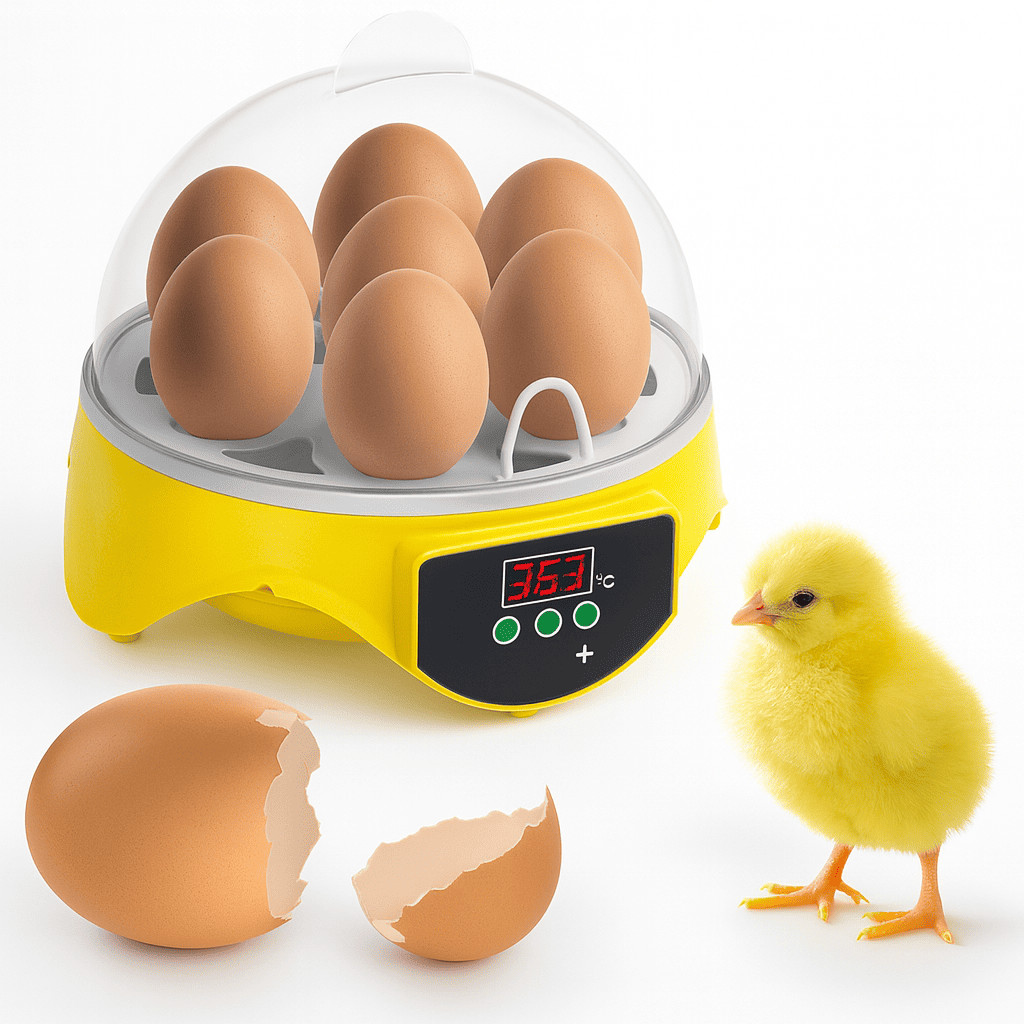 Mini Incubadora Chocadeira Elétrica 7 Ovos Automática Bivolt em Oferta na Shopee