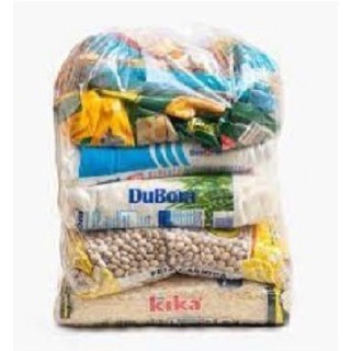 50 Saco Para Cesta Básica Transparente  50 x 80 com 50 Unidades Reforçado e com Nota Fiscal em Oferta na Shopee