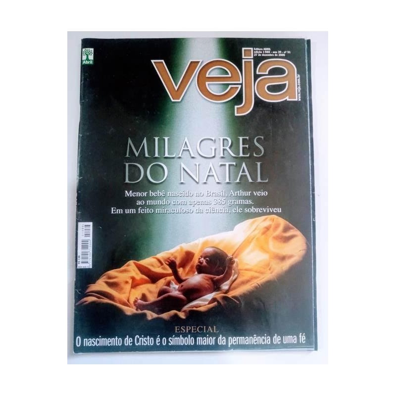 Revista Veja N 1988 27 12 2006 Milagres do Natal autor Revista Veja