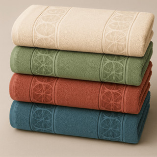 Kit 4 Toalhas de Rosto 35x75cm Para Banheiro Treino Salão Macia Absorvente
