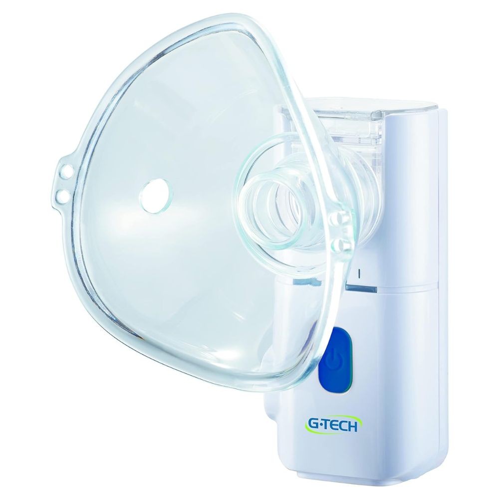 Detalhes do Inalador e Nebulizador G-Tech Rede Vibratória NEBMESH2