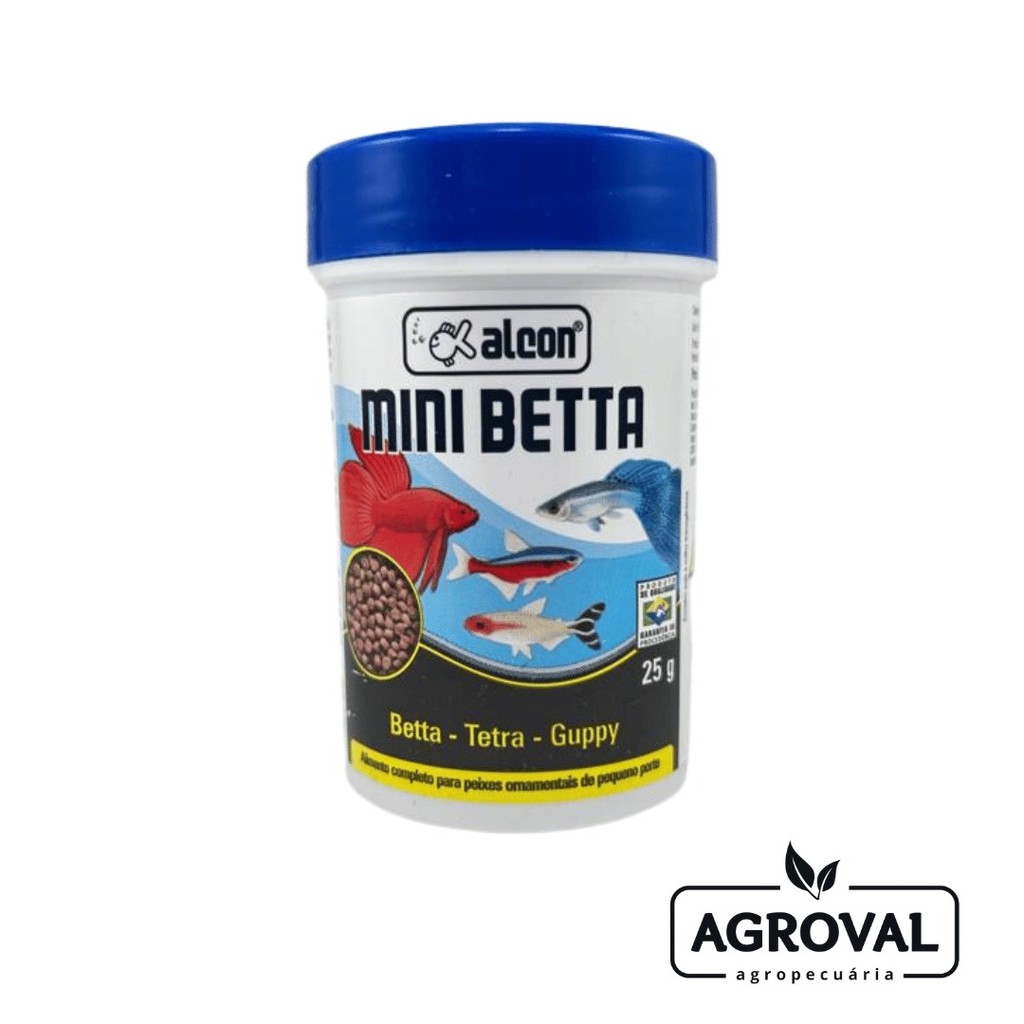 RAÇÃO PEIXE MINI BETTA 25GR ALCON  14297