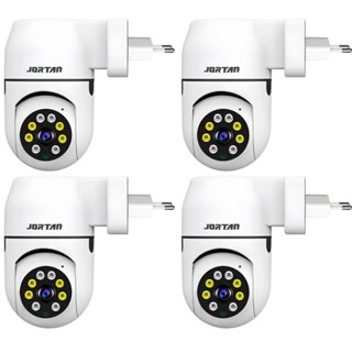 Kit 4 Câmera Tomada Wi-fi facilidade na instalação - Ambiente interno App Yoosee em Oferta na Shopee