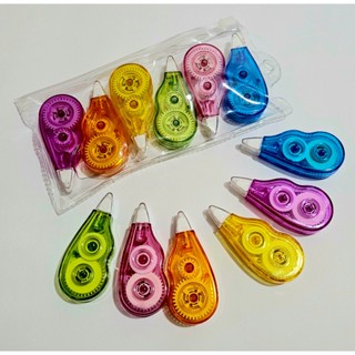 Kit 6 Corretivo em Fita Para Correção Artigos De Papelaria Escola Escritório (colorido) em Oferta na Shopee