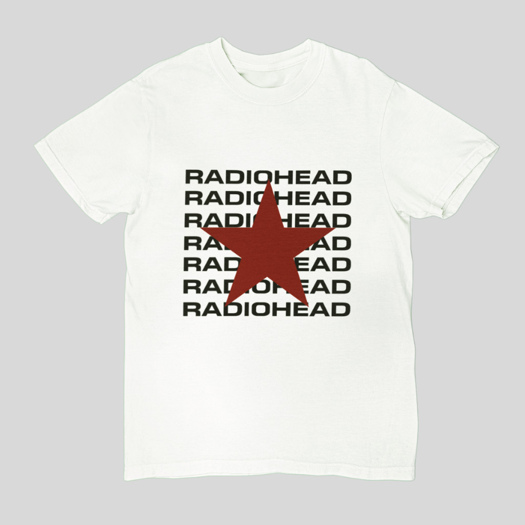 Camiseta Unissex Banda Radiohead 100% Algodão Banda Rock