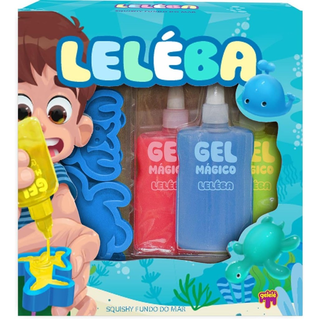 LELEBA GEL MAGICO  FUNDO DO MAR - CDB em Oferta na Shopee