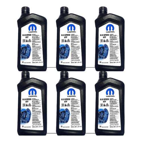 Kit 6 Óleo De Cambio 8 9 Speed Atf 9 Marchas Jeep Mopar