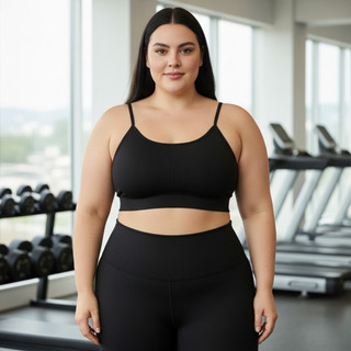 Top Feminino Plus Size Bojo Academia Fitness Treino Premium Corrida Cross Fit Reforçado Nadador