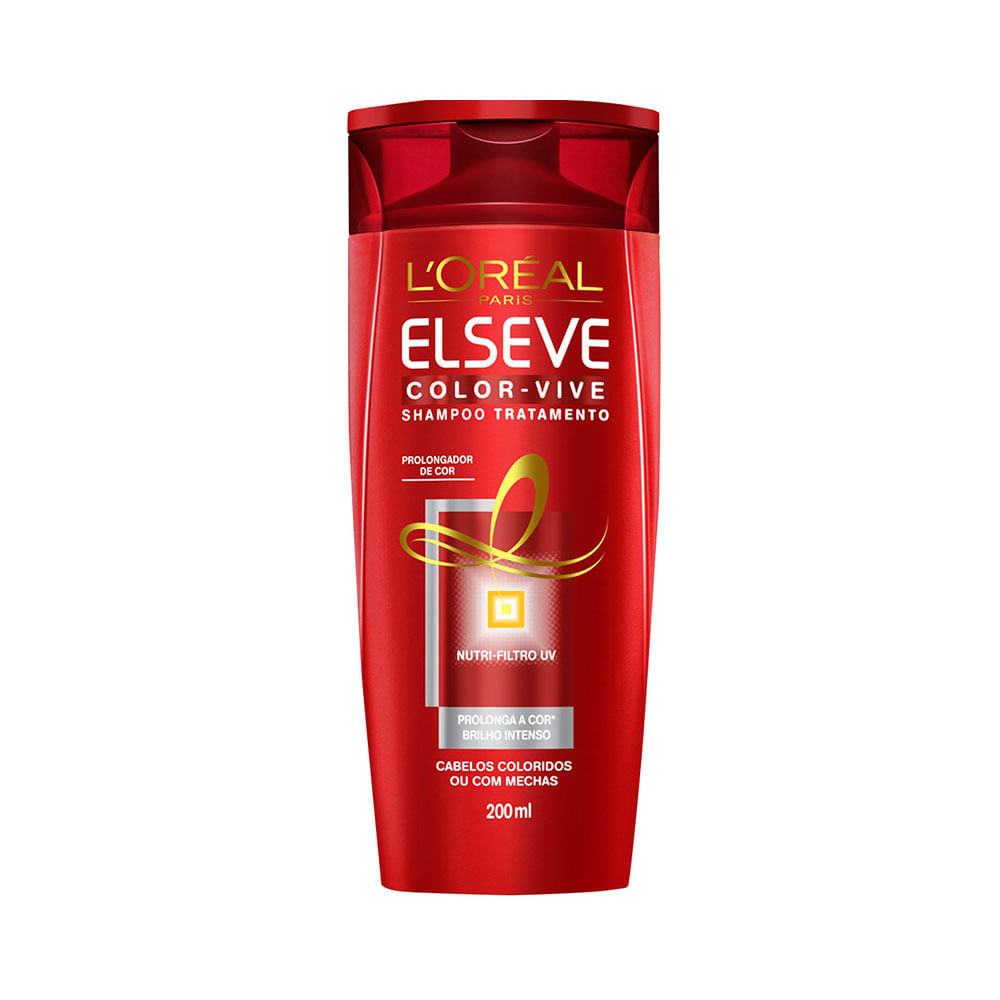 Shampoo Elseve Color Vive 200ml em Oferta na Shopee