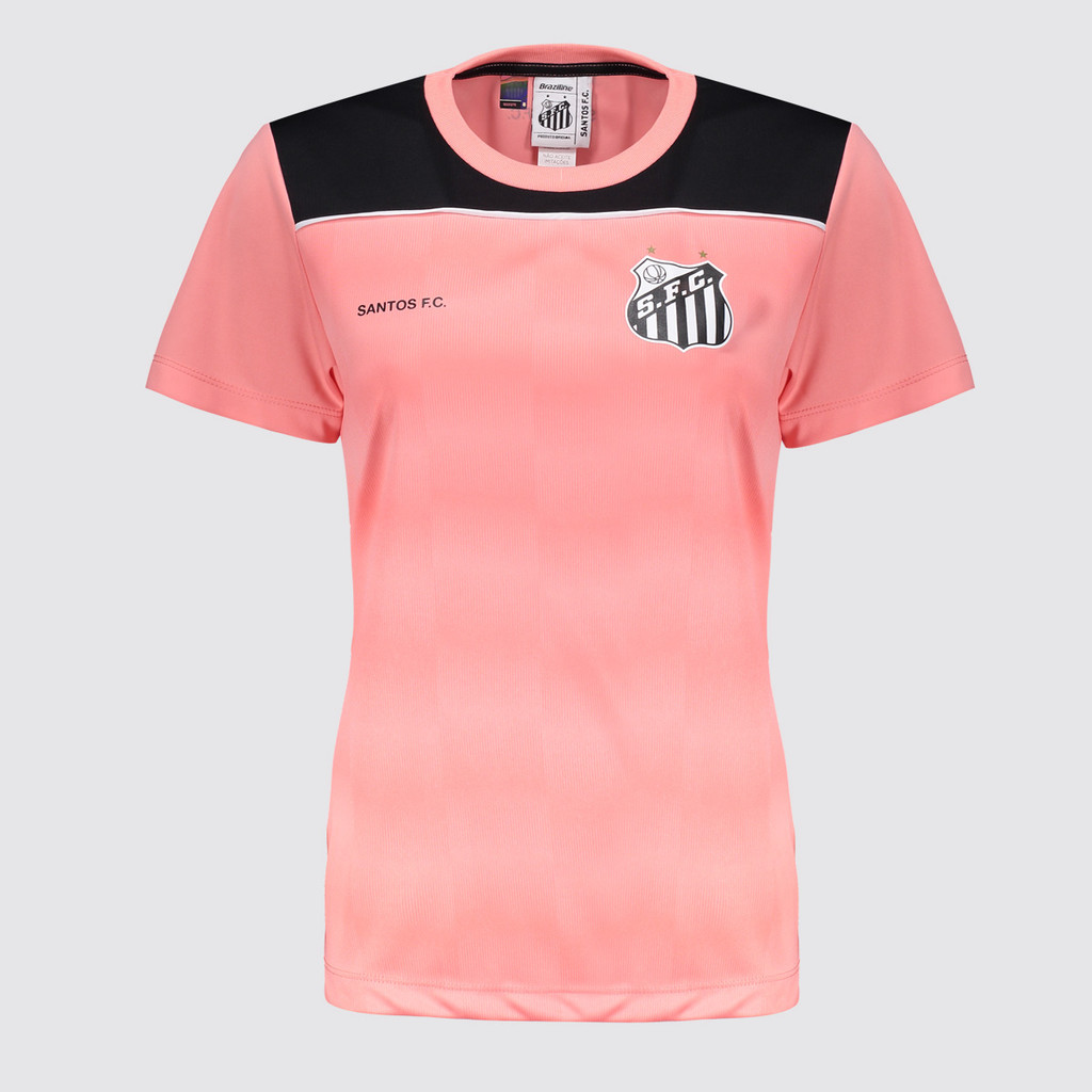 Camisa Santos Fulgor Feminina Rosa em Oferta na Shopee