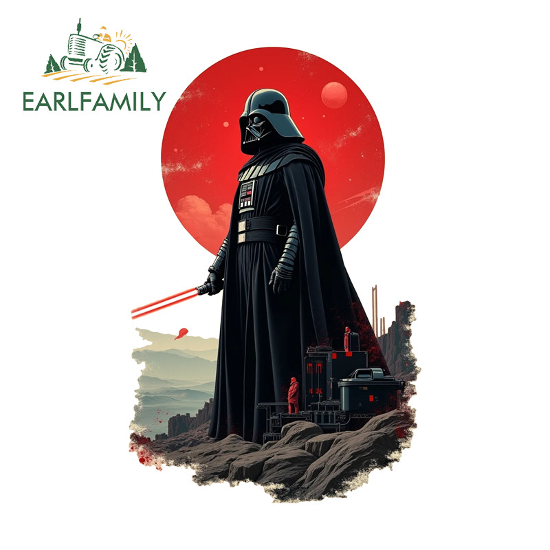 EARLFAMILY Star Wars Estilo Japonês Adesivo De Carro Motocicleta Mala Sedan Pára-Brisa Decalques De Vinil À Prova De Ris