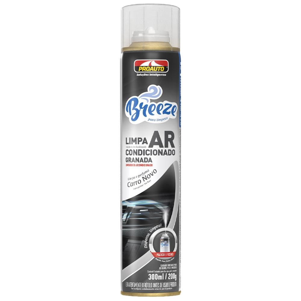 Limpa Ar Condicionado Breeze Carro Novo 300ml ProAuto 3607 em Oferta na Shopee