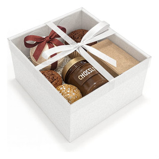 10 Caixas Presente Kraft Ou Branca 15x13x7 Com Visor Acetato em Oferta na Shopee