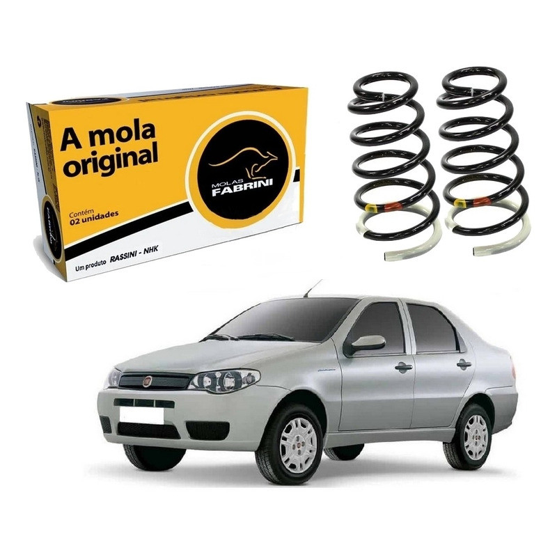 Par De Molas Traseiras Siena 1.0 2005 A 2012 em Oferta na Shopee