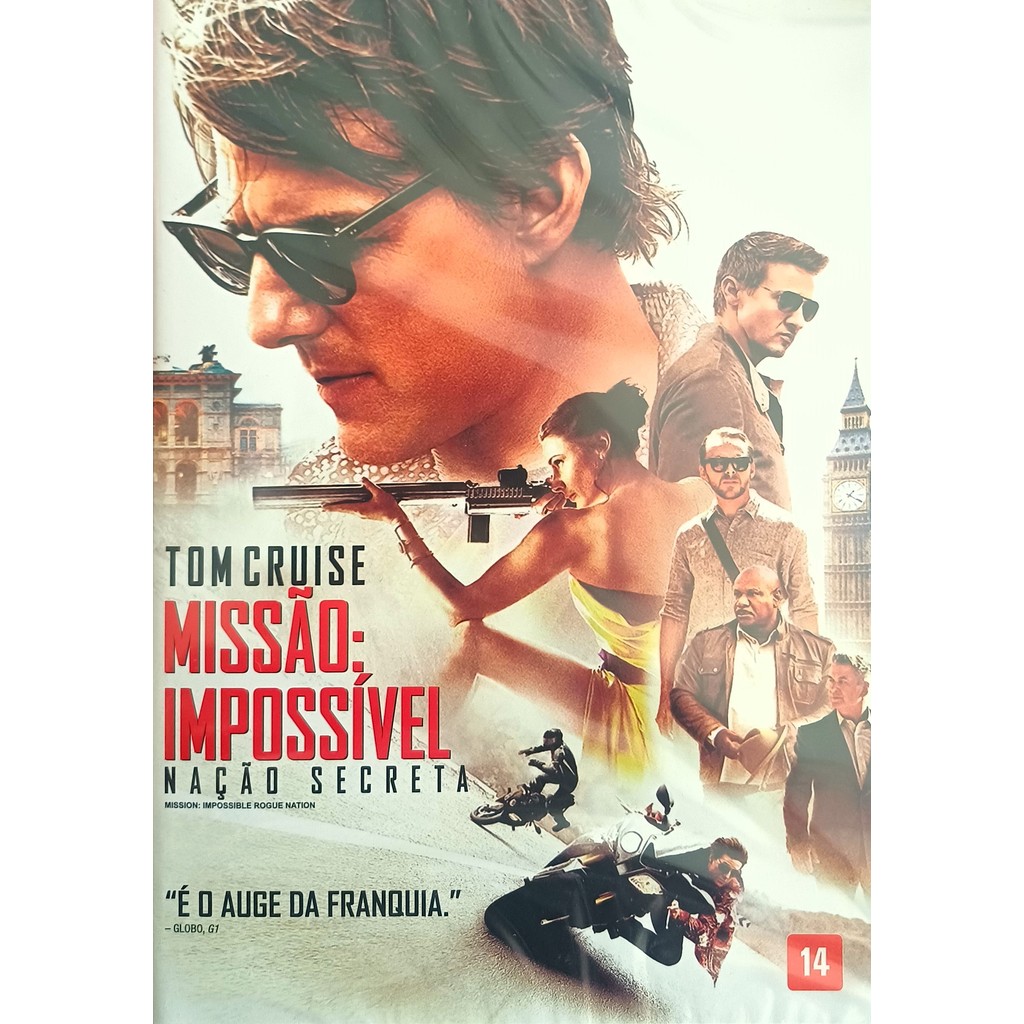 DVD Missão Impossível: Nação Secreta (Tom Cruise) - Lacrado de Fábrica