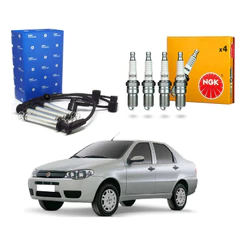Kit Vela Ngk Cabo, Siena 1.8 8v 2004 A 2010