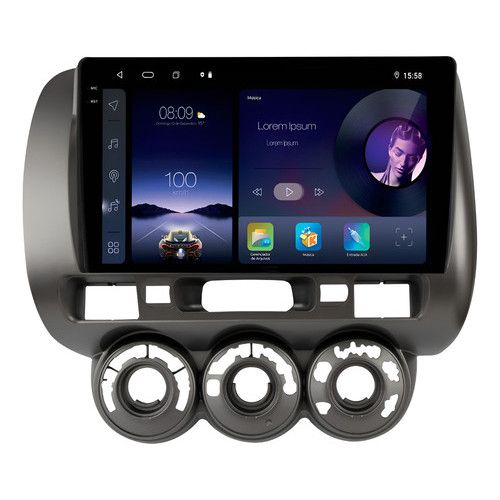 Multimídia Honda Fit 2003 A 2007 Adak 2ram 32gb Carplay Android Gps Bluetooth Qled Quadcore 9p em Oferta na Shopee