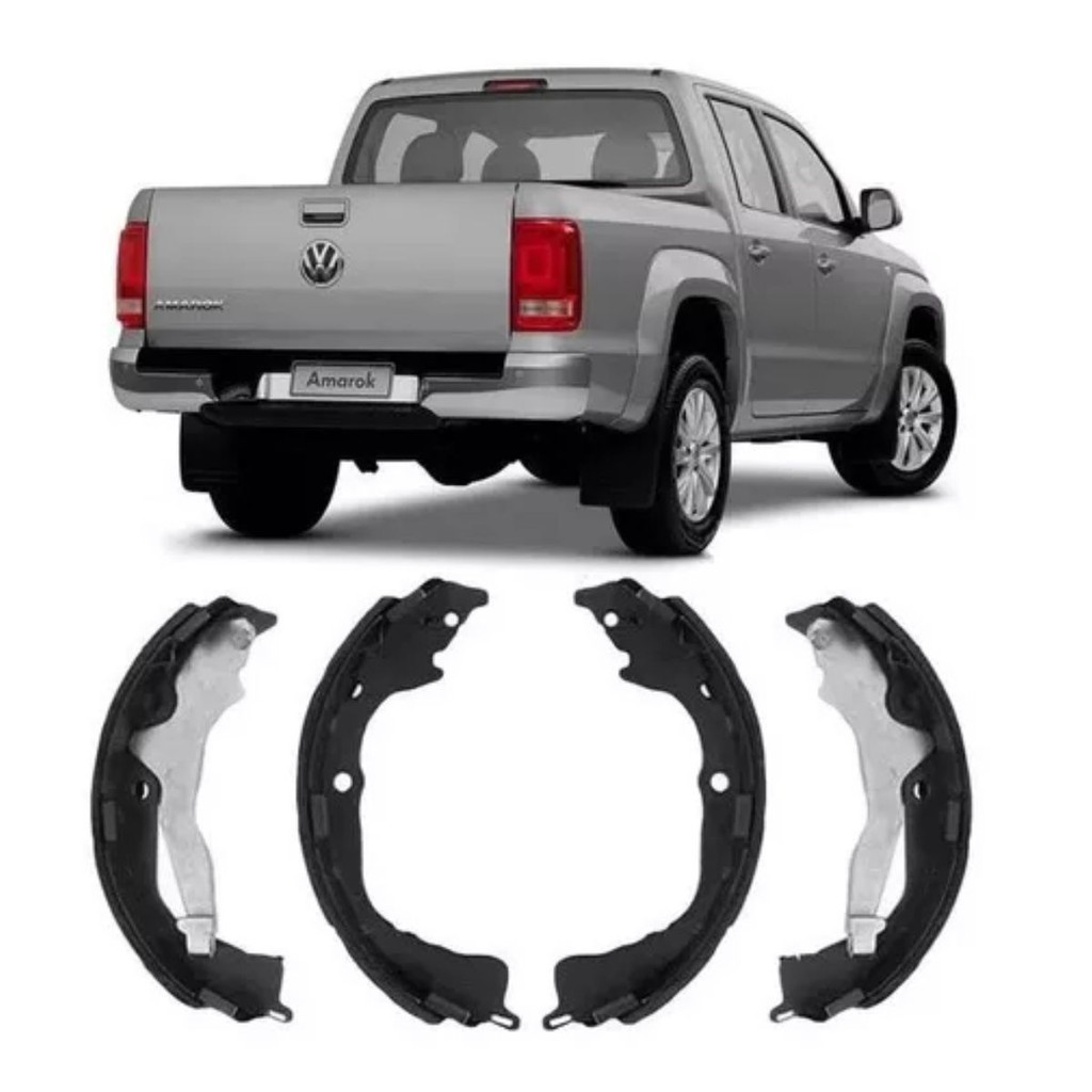 Sapata De Freio Traseira Amarok 2010 A 2012 - 209001