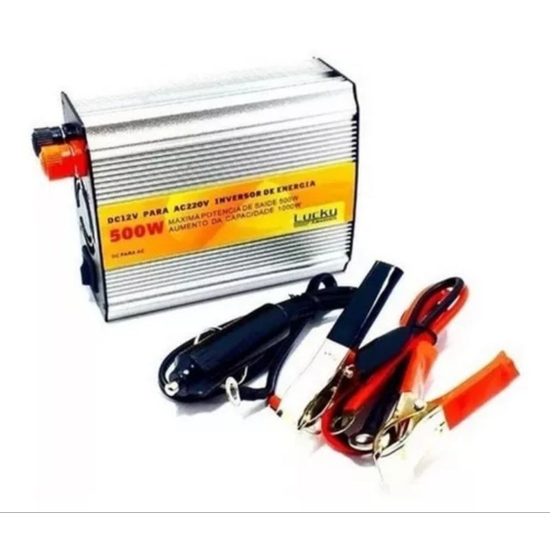 Inversor 500w 12v Para 110v Conversor Transformador Tensão