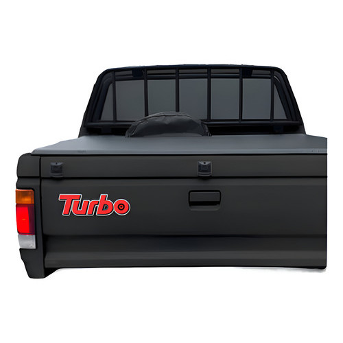 Emblema Adesivo Turbo Da D20 D-20 93 94 Vermelho