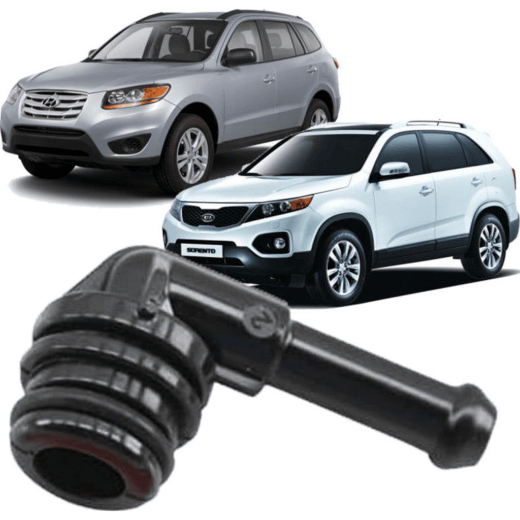 Conector da Carcaça Termostatica Azera 3.0 Santa Fé Sorento 3.5 V6