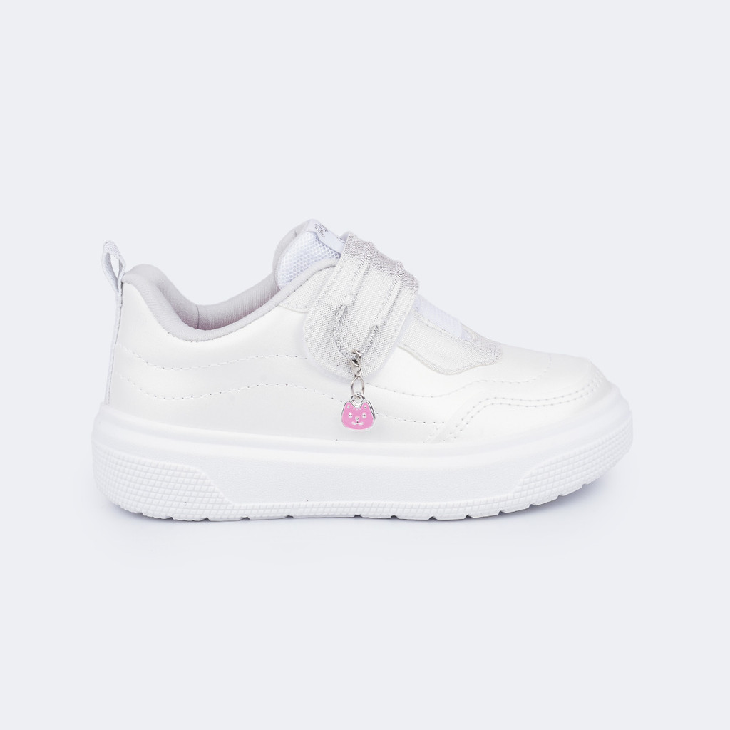 Tênis Infantil Feminino XP24 com Pingente Preto Pink Pampili em Oferta na Shopee