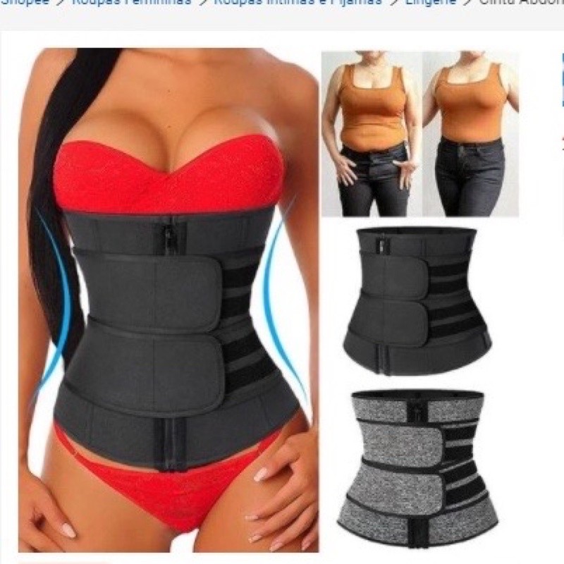 Cinta Abdominal Modeladora Fitness Redutora de Medidas