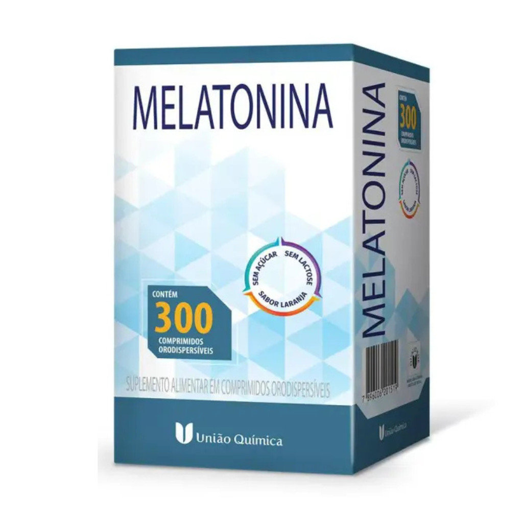 Melatonina União Química Frasco 300 comprimidos em Oferta na Shopee