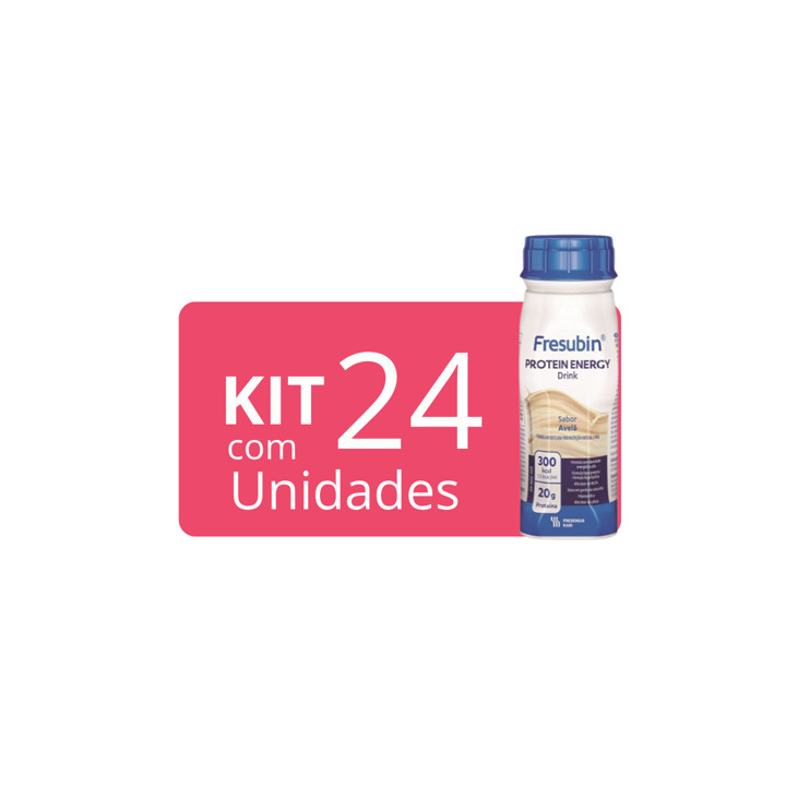 Kit Com 24 Unidades De Fresubin Protein Energy Avelã 200ml