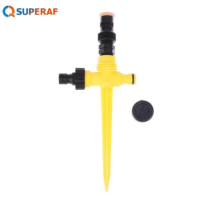 SUPERAF 1 Pcs 360 Rotação Sistema De Irrigação Automática Jardim Gramado Aspersor Ajustável Com Espiga De Solo Para Plan