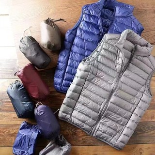 Fora da temporada venda especial roupas de inverno leve para baixo jaqueta masculina colete curto fino-ajuste Casual Plu