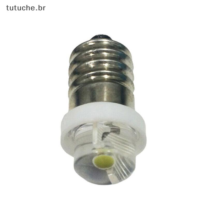 TU 3/4.5/6V 0.5W Lanterna Lâmpada 6000K Branco Led E10 Soet De Substituição Para Tocha Lâmpadas BR